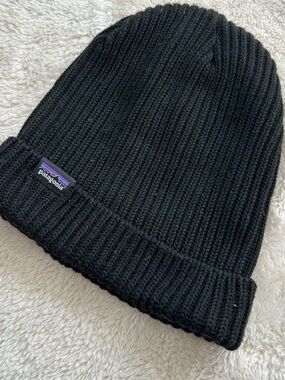 Black Patagonia Beanie, barely worn